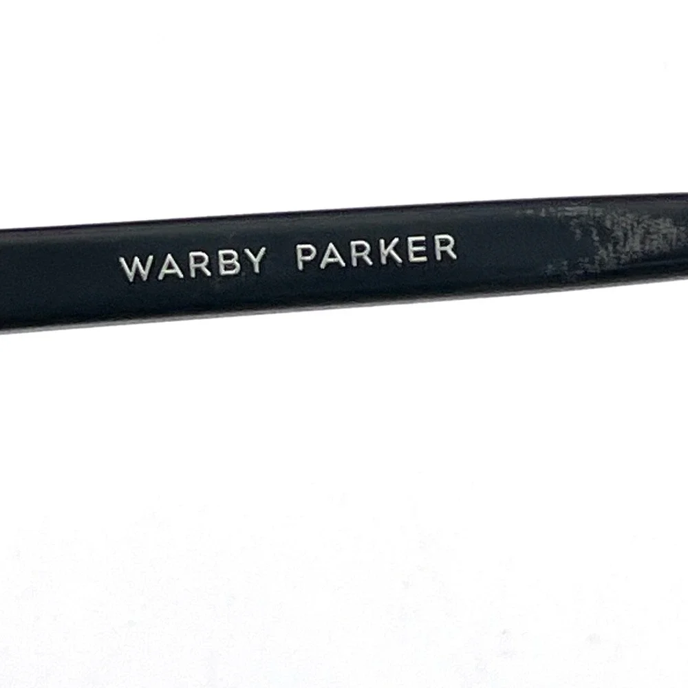 Warby Parker Percey W 101 Eyeglasses Women Black Good Round Keyhole Bridge